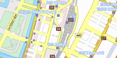 Stadtplan Marunouchi Tokio