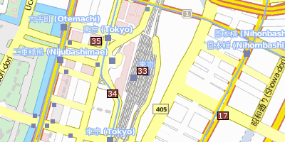 Bahnhof Tokio Stadtplan
